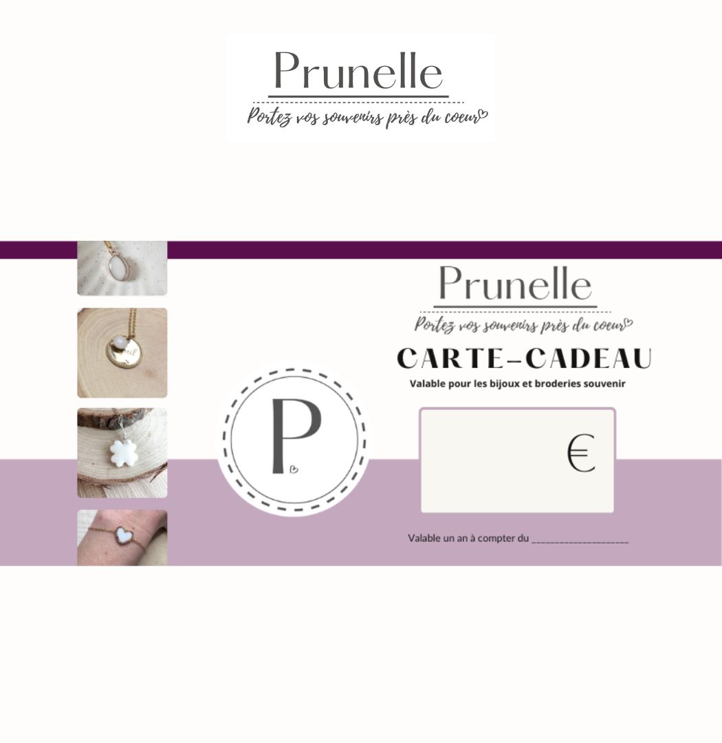 carte cadeau bijou souvenir au lait maternel