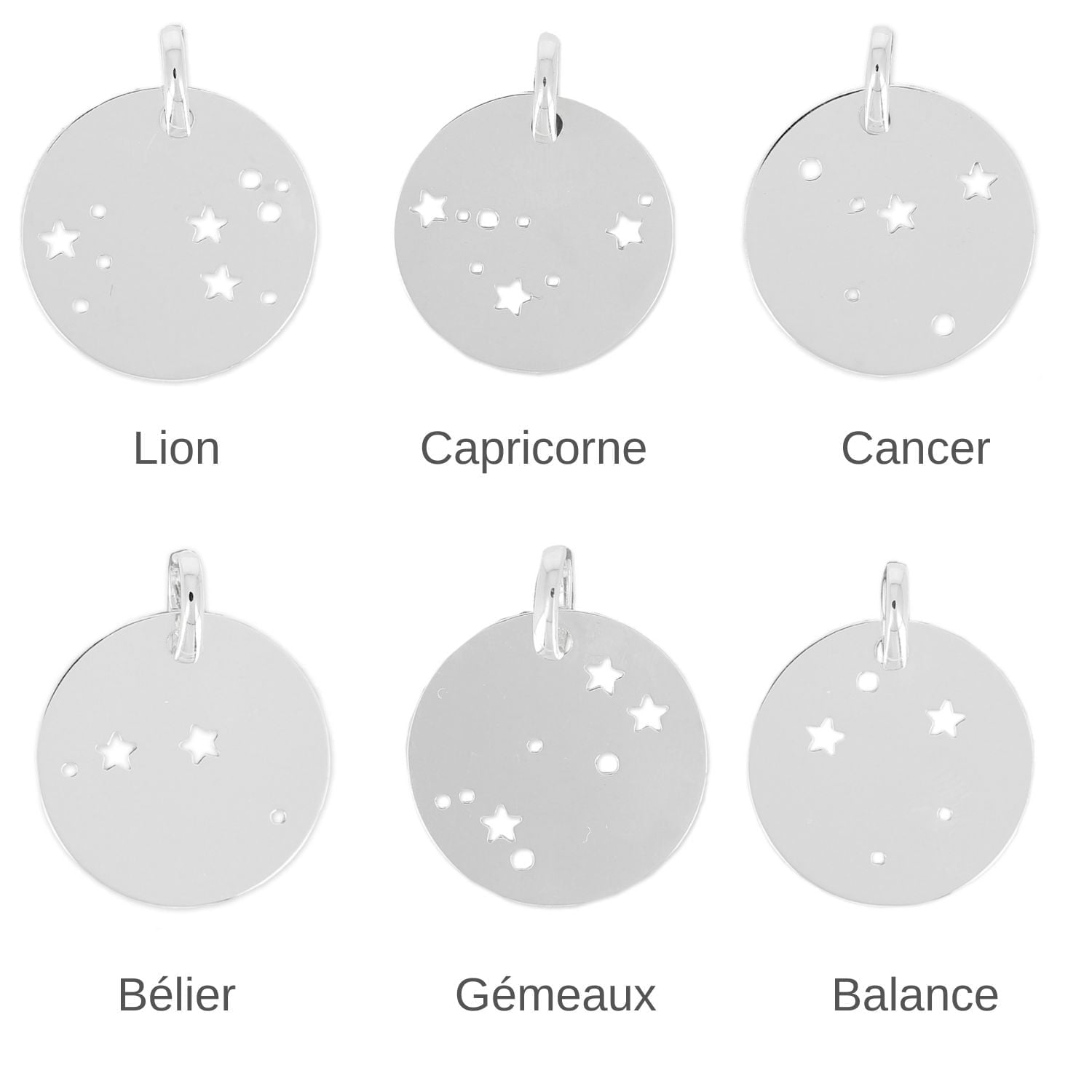 Astre ☆- Pendentif au lait maternel 7 Modèles astro signe du zodiaque 2
