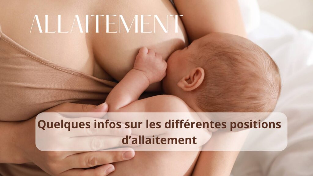 Positions allaitement