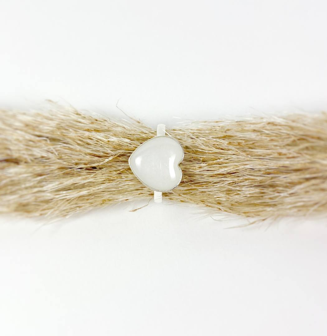 Coeur élégante- Bague au lait maternel 4 Bague coeur au lait maternel bijou souvenir 3