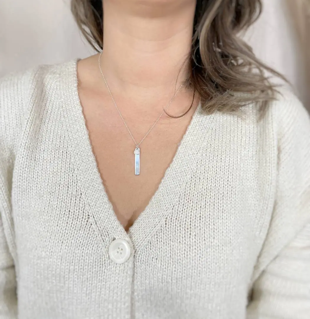 Hope - médaille au lait maternel 8 Pendentif argent au lait maternel bijoux souvenir4