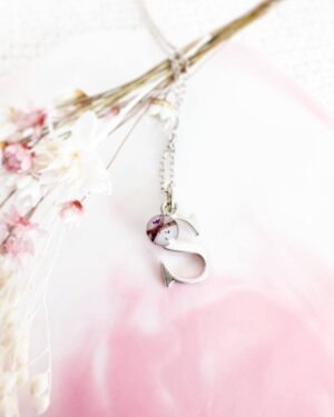 Initiale pendentif au lait maternel bijou souvenir 1