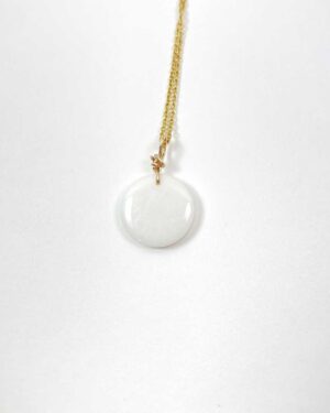 Lune pendentif au lait maternel bijou souvenir