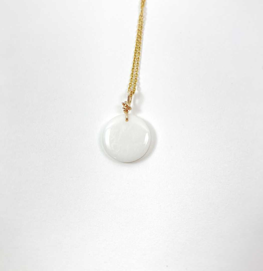 Lune - Pendentif au lait maternel 2 Lune pendentif au lait maternel bijou souvenir
