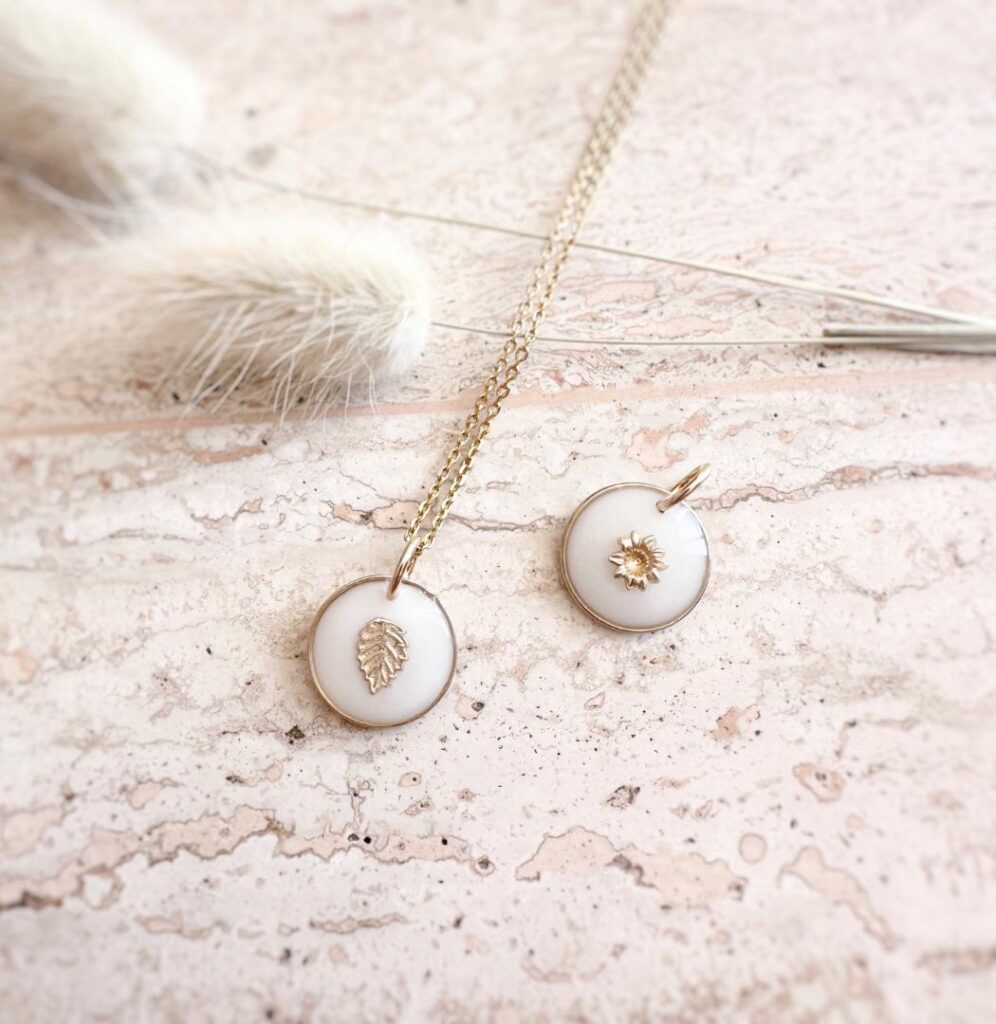 Cercle précieux pendentif au lait maternel bijou souvenir 3