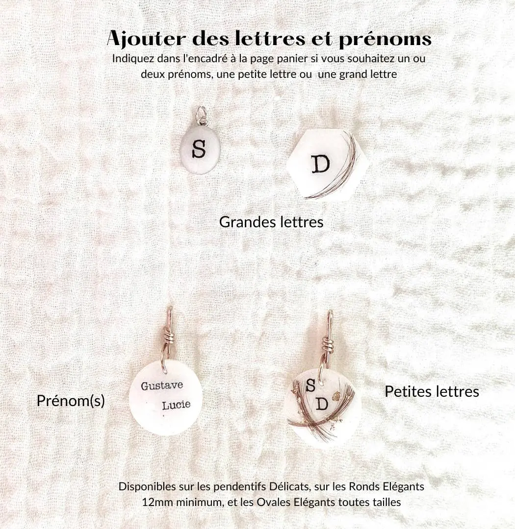 Ovale élégant- pendentif au lait maternel – Image 17