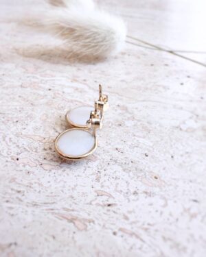PrécieuxBO2 Boucles d'oreilles précieuses bijoux au lait maternel 3