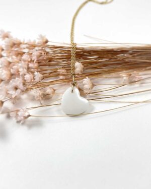 coeur délicat pendentif au lait maternel bijou souvenir