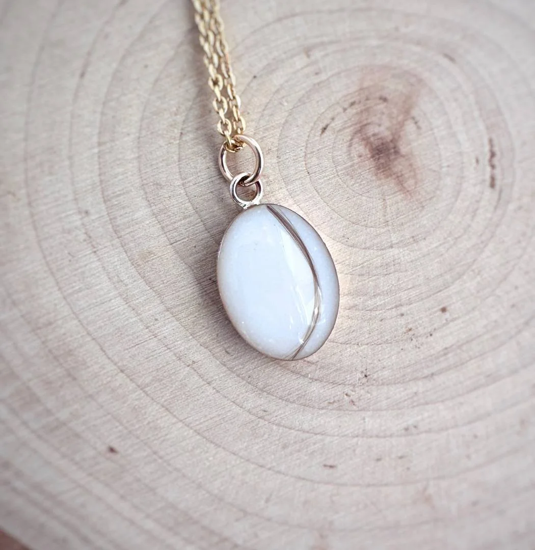 Ovale élégant pendentif bijoux au lait maternel 8