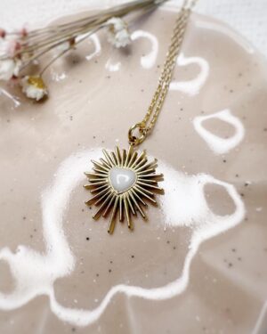 pendentif radiant bijou souvenir au lait maternel 1