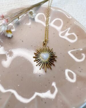 pendentif radiant bijou souvenir au lait maternel 2