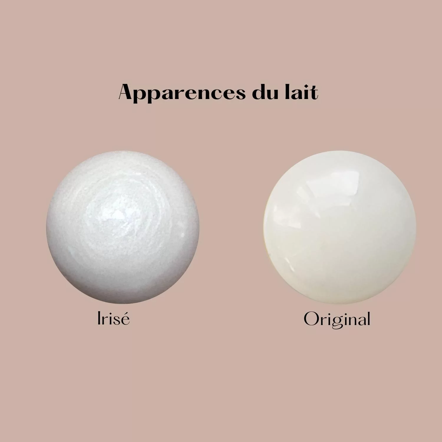 Apparence du lait maternel pour les bijou souvenirs