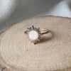 Bague lumineuse1 au lait maternel bijoux souvenir