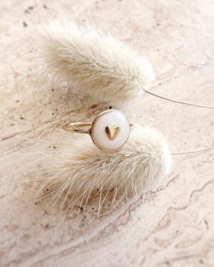 Bague Précieuse bijou souvenir au lait maternel 1