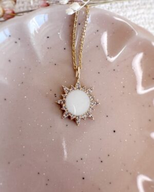 Pendentif Lumineux au lait maternel bijou souvenir 1