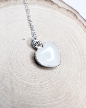 Coeur élégant pendentif au lait maternel bijou souvenir 1