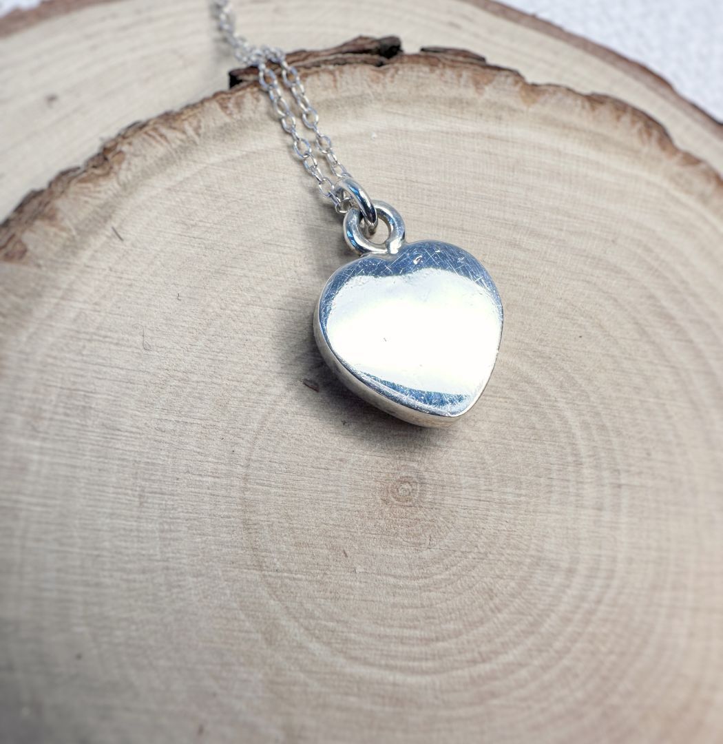 Coeur Élégant - Pendentif au lait maternel 3 Coeur élégant pendentif au lait maternel bijou souvenir 3