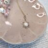 pendentif lotus bijou souvenir au lait maternel 2