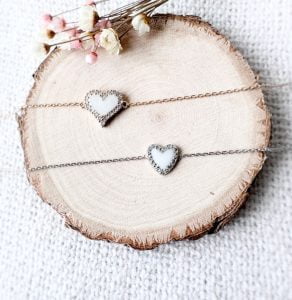 Bracelet LOVE au lait maternel, bijoux souvenirs 