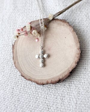croix4 Croix pendentif au lait maternel, bijoux souvenirs 4