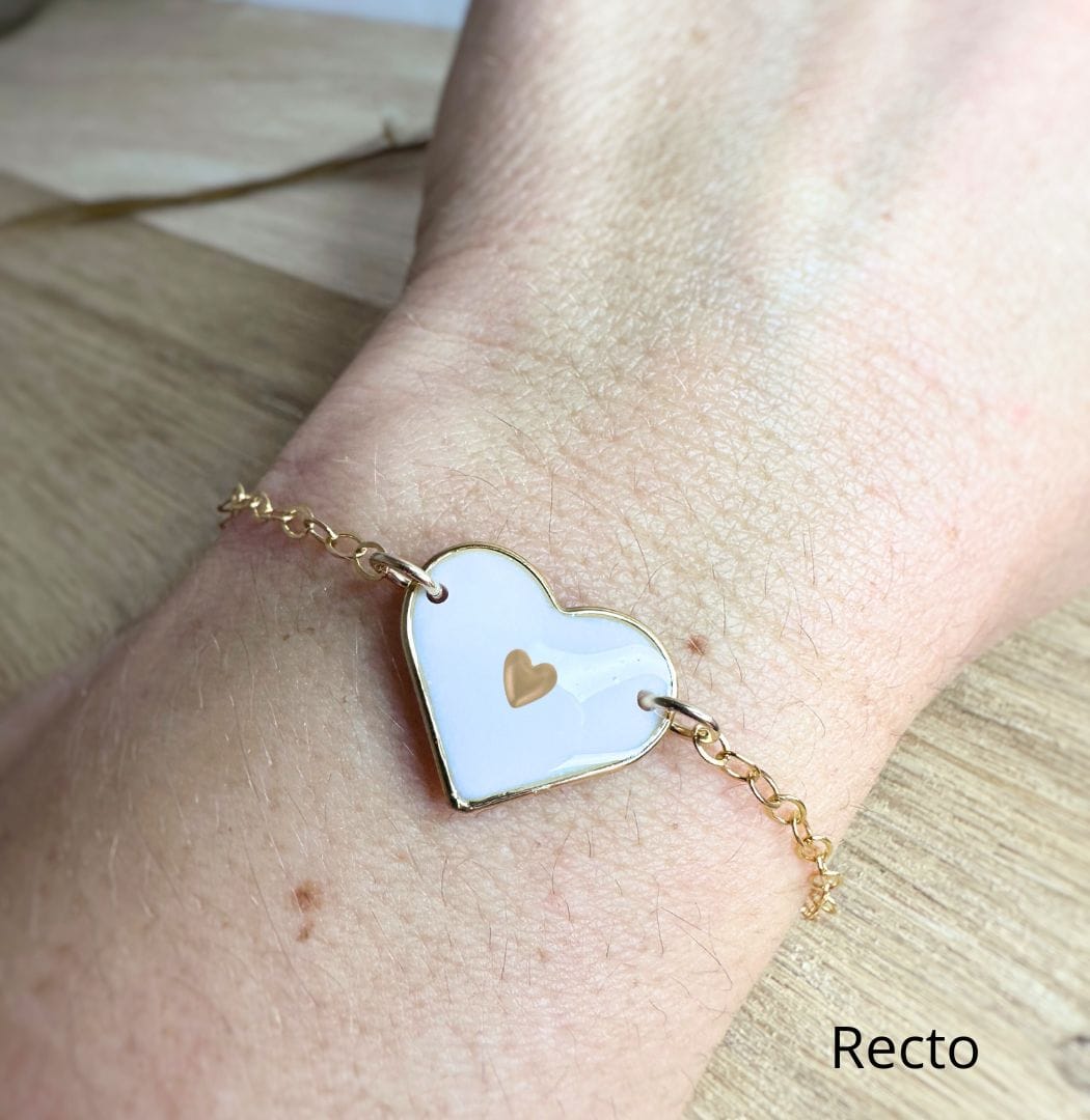 Coeur Précieux- Bracelet au lait maternel 3 Bracelet coeur précieux