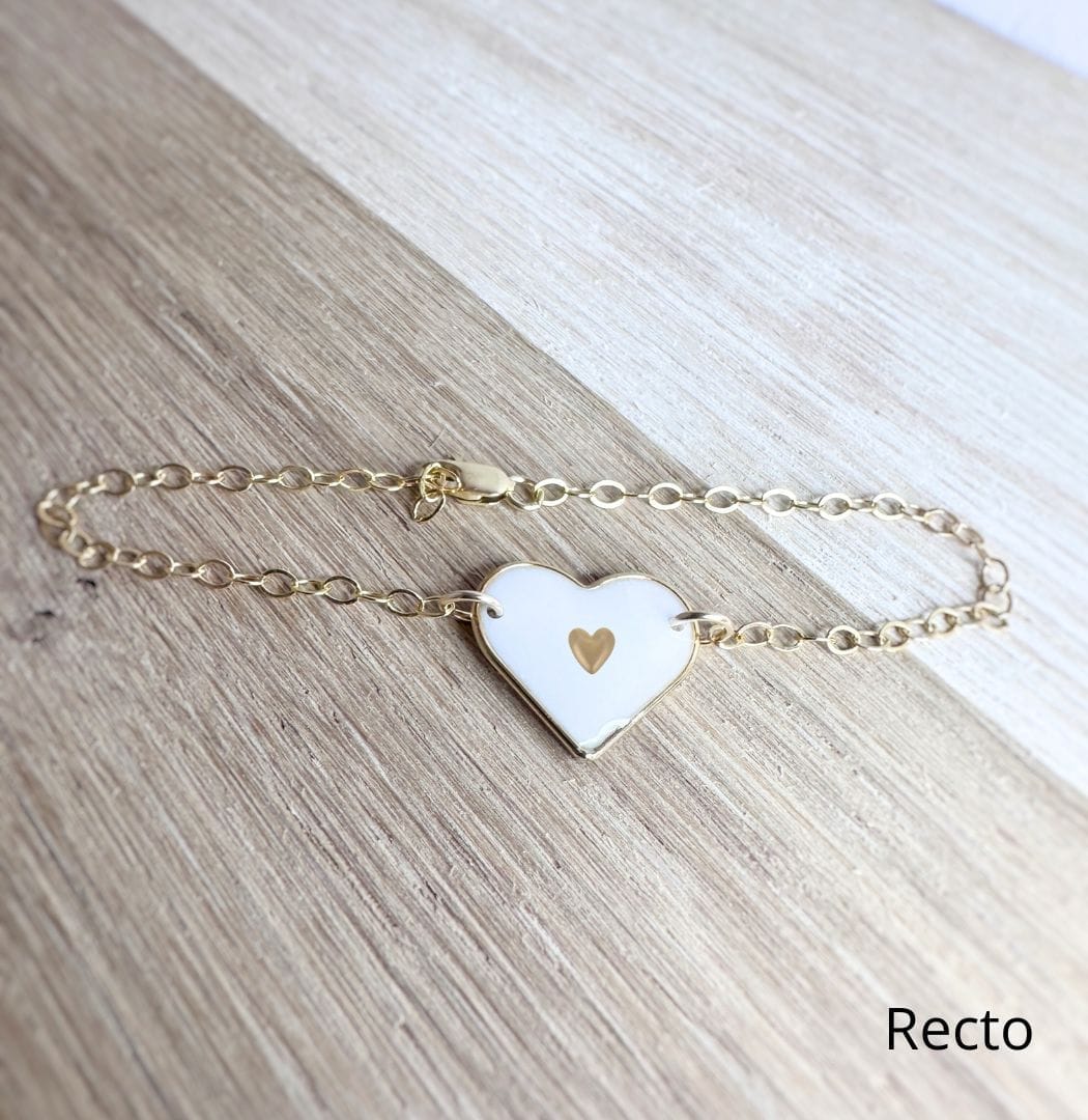 Coeur Précieux- Bracelet au lait maternel 1 Bracelet coeur précieux