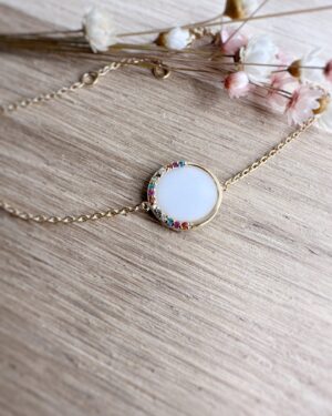 Chatoyant Bracelet au. lait maternel