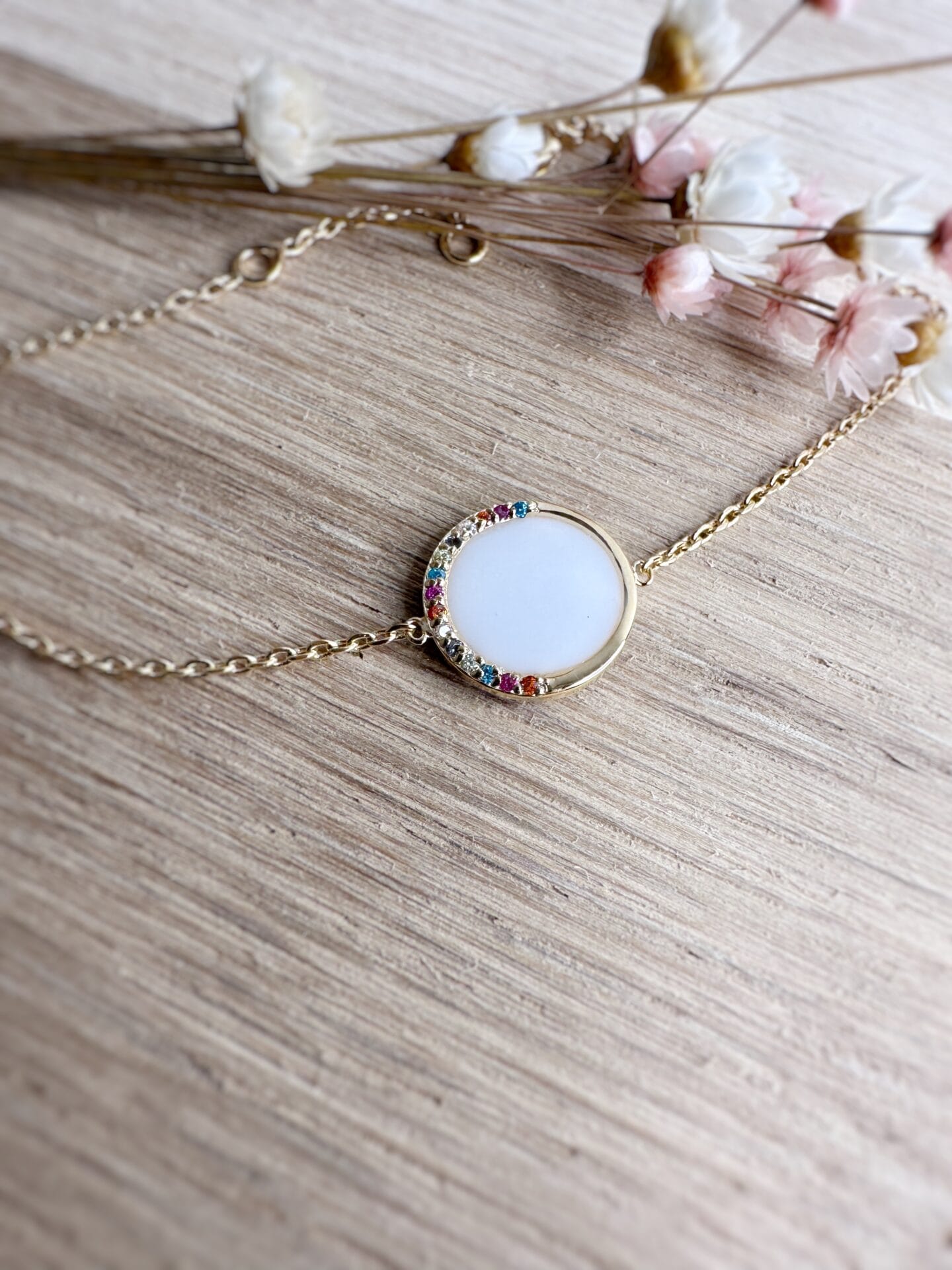 Chatoyant Bracelet au. lait maternel