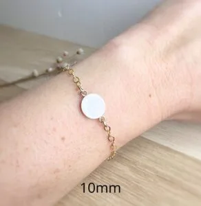 Rond élégant bracelet au lait maternel 1