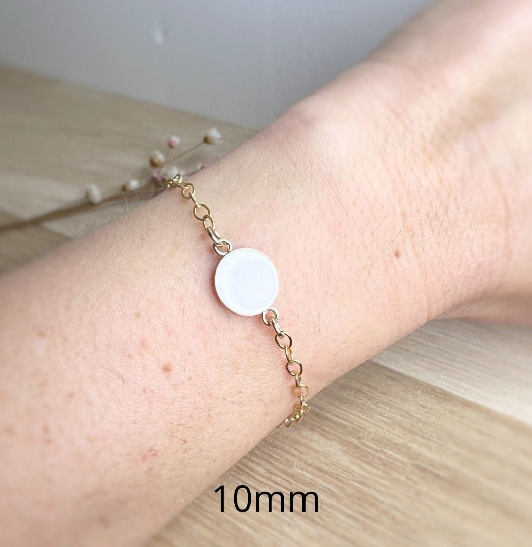Rond Elégant - Bracelet au lait maternel 2 Rond élégant bracelet au lait maternel 1