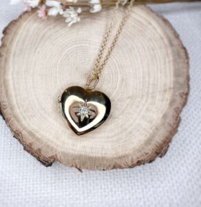Cassolette pendentif bijou souvenir au lait maternel
