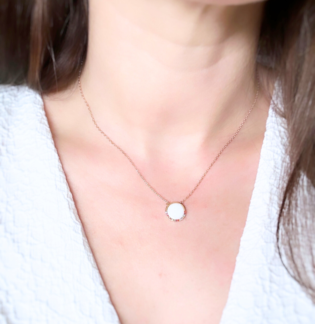 Chatoyant - collier au lait maternel 2 Chatoyant pendentif au lait maternel 2