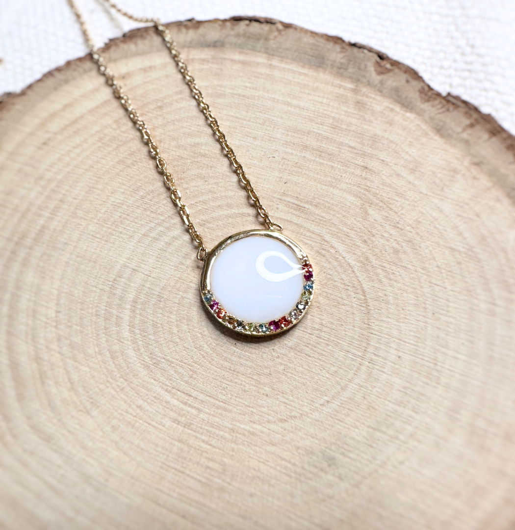 Chatoyant pendentif au lait maternel 1 Chatoyant pendentif au lait maternel 1