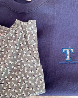 Sweat souvenir Lettre Chérie - choisissez votre lettre à broder !