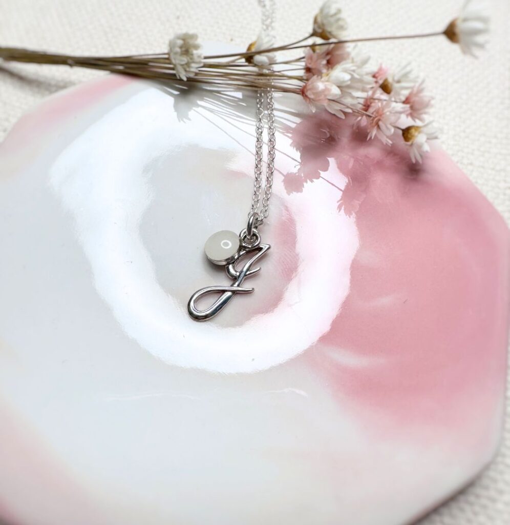 Conservation du lait maternel : le guide pratique, du tirage au congélateur 19 Initiale Cursive pendentif au lait maternel1