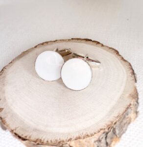 boutons de manchettes ovales au lait maternel et autres souvenirs4