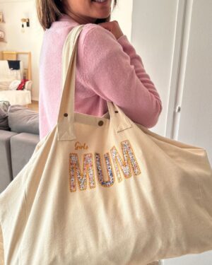 Sac cabas souvenirs Mot d'amour 2