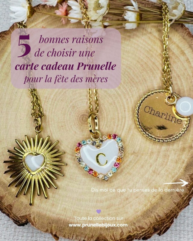J-2 avant la Fête des Mères 💜

Pour les retardataires… c’est le moment parfait pour offrir bien plus qu’un cadeau : un souvenir à garder toute une vie ✨

Je te donne 5 bonnes raisons de craquer pour la carte cadeau Prunelle Création Souvenir 🤍

Et surtout… n’hésite pas à me dire ce que tu penses de la dernière bonne raison 😇

⸻

Modèles déposés ®️

Hello, moi c’est Mélane et je transforme tes souvenirs en bijoux et broderies 🤍

✨ Bijoux contenant ton lait maternel pour garder un précieux souvenir de ton allaitement, mais aussi fleurs séchées de bouquet de mariée, sable, cendres, terre, cordon ombilical… Les possibilités sont infinies !
Créons ensemble ton bijou souvenir, lien en bio 💫

🪡 Broderies souvenirs réalisées à partir des vêtements de bébé ou de personnes qui nous ont quittés… Des sweats à porter et reporter pour afficher fièrement son histoire de vie 💜
Lien en bio !

[ allaitement - parentalité - maternité - motherhood - tétées - lait maternel - bijoux souvenirs - bébé - enfant - toddler - newborn - nourrisson - infant - bijou au lait maternel - mode bébé - vêtements souvenirs - bébé 2026 ]

#fetedesmeres
#maman2026
#mumtobe
#cadeaufetedemere
#bijousouvenir